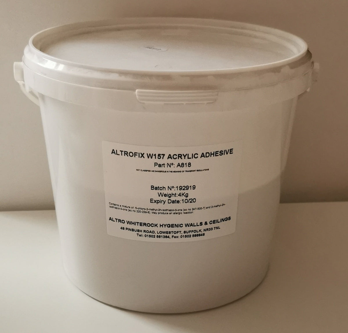 Altro W157 Water Based Adhesive - Altrodirect