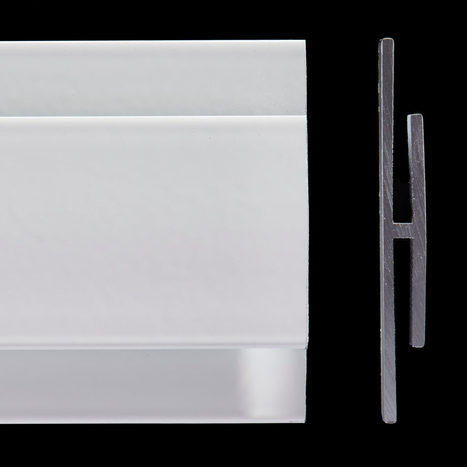 Altro Aluminium powder coated joint strip