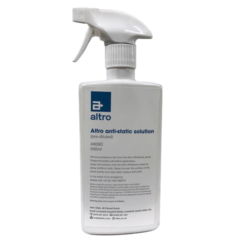 Altro 500ml Pre-Diluted Anti Static Solution In Spray Bottle - Altrodirect